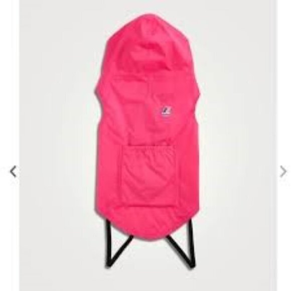 **HOST PICK** NWT K-WAY Horatio Waterproof Packable Dog Jacket Pink M - Picture 1 of 8